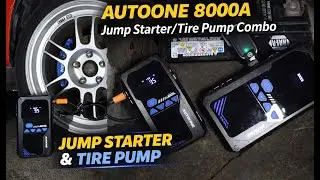 Jump Start Your Car AND Pump Up Your Tires - AUTOONE 8000A Unboxing/Review & Testing