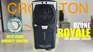 Crompton Ozone Royale 88L Dessert Cooler | Humidity Control | Auto Drain