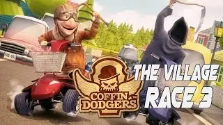 Coffin Dodgers Walkthrough Gameplay Detonado Story Mode - The Village Race 3 - No Commentary PC