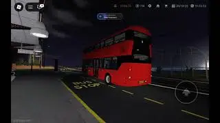 A Volvo B5LH Gemini 3 Ultroliner On A 64 In ROBLOX - Croydon: Bus Simulator 