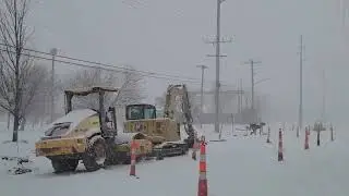 Snowmageddon 2026 | Epic Snowstorm Drive Through Cushing, Oklahoma | January 24, 2026