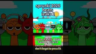 sprunki 2026 mod leaks beats #shorts #short #sprunki #sprunkiincredibox #sprunkimod