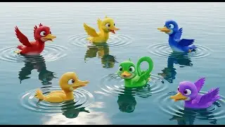 Five Little Cormorants Dive Dive Dive | Nursery Rhymes for Kids & Baby Songs