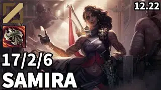 Samira Mid vs Sylas - EUW Master | Patch 12.22