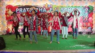 Annual Day Celebration 2025|| 9th Girls Dance Performance| Remix | Prathibha E.M. School| Marripalem