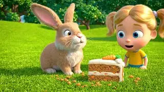 Oops! Baby Bunny Dropped the Carrot Cake 🐰 | Kids Songs & Nursery Rhymes