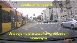 RADAROWA. Kolizyjnie w lewo, ul. Gr&oacute;jecka, Wawelska, Kopińska.