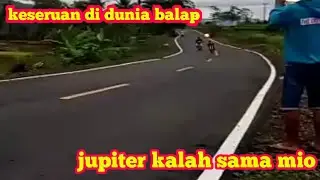 🔴Balap drag mio vs Jupiter, Jupiter kalah jauh sama mio