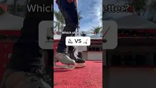 Figure Skates VS Hockey Skates 🔥😱 #iceskating #tips #holidayswithshorts #shorts