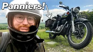 How I fit Classic 500 saddlebags to my Royal Enfield Bullet 500.