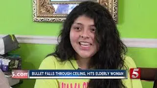 Bullet falls through ceiling, hits elderly woman on New Year&rsquo;s