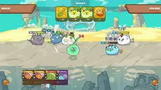 Jumping Mech and Dusk vs. Plant Double Aqua | Axie Infinity