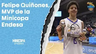 Felipe Quiñones, MVP Minicopa Endesa | Minicopa Endesa 2021-22