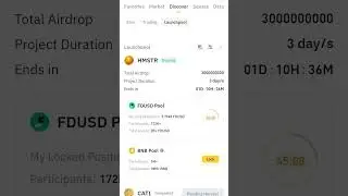 How to lock BNB POOL And  FUSD POOl in binance #viralvideo #shorts