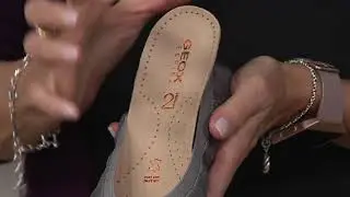 GEOX Leather or Suede Flats with Bow Detail - Lola on QVC