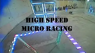 Tinywhoop Drone Racing Through LED Gates