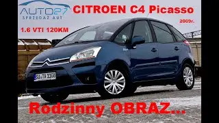 #AUTO27 - SPRZEDANY - TEST - CITROEN C4 Picasso 2009r. 1.6 vti 120km. Obraz funkcjonalności...