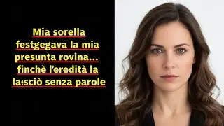 MIA SORELLA FESTEGGIAVA LA MIA PRESUNTA ROVINA… FINCHÉ L’EREDITÀ LA LASCIÒ SENZA PAROLE