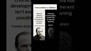 Existentialism vs. Nihilism &mdash; Finding Meaning in Suffering? #quotes #motivation #stoic #shorts