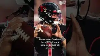 The Arizona Cardinals have unveiled new black helmets for 2022, they will wear them 3 times