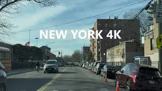 4K New York - Driving tour of Brooklyn ( Avenue Y & Ocean Avenue ) - Jan 8, 2026
