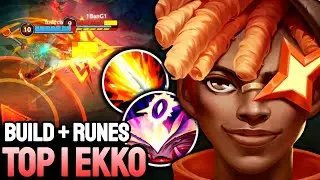 WILD RIFT EKKO - TOP 1 EKKO GAMEPLAY - MASTER RANKED