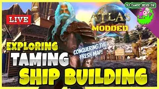 Atlas 2022 Let's Play! Trapping, Taming, Ship Building Oh MY!