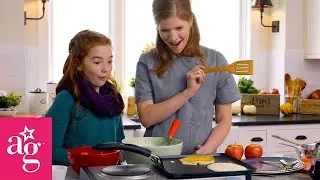Autumn Apple Pancakes | Blaire Wilson's Farm-To-Table Recipes | @AmericanGirl