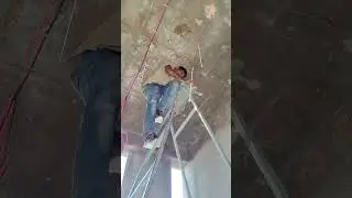 HVAC ac daikin cassette ac indoor installation railway side