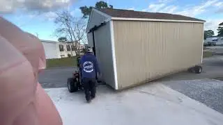 Cook sheds Delivery and setup 10x20