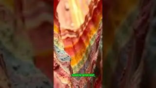 The Natural Rainbow Mountains@unique_miniature0315 #RainbowMountains #China #NatureWonder