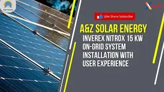 Inverex 15kW Nitrox +Jinko 585W (24 Panels) | A&Z Solar Installation | Complete Project