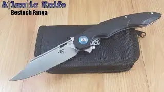 BESTECH KNIVES FANGA BLACK G10 FOLDING D2 STEEL POCKET KNIFE G18A
