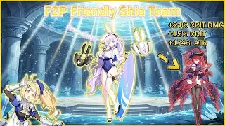 F2P Friendly Shia Team Build Guide and Showcase - Stella Sora #Shia #Flora #Tilia #stellasora