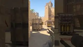 No Scope Wallbang on Mirage!  #gaming #counterstrikeglobaloffensive #csgoclips #cs2 #csgo