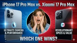 iPhone 17 Pro Max vs. Xiaomi 17 Pro Max - The ultimate smartphone battle!