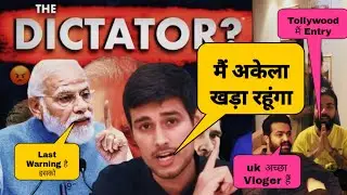 Dhruv Rathee DICTATORSHIP PM Modi ANGRY Legal ACTION Delete Uk Rider Tollywood movie ENTRY