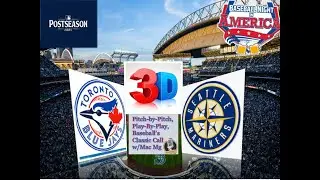 TORONTO BLUE JAYS vs SEATTLE MARINERS Play-by-Play 3D LIVE Stream | ALCS MLB Postseason Watch Party