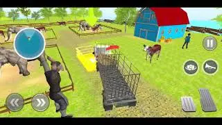 Farm Animal Transport Truck Driving Simulator Games