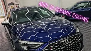 Blackbeard's Detailing - Audi S3 Navara Blue Ceramic Coating - Glasgow - Lanarkshire - Scotland