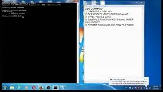 DOS Command  MD, CD, COPY CON, DIR, TYPE 2