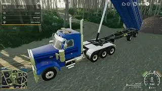 Dumping wood chips in FS19