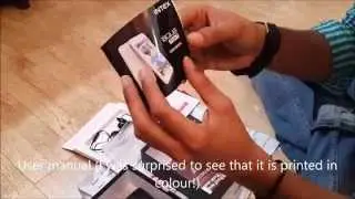 Распаковка и первая загрузка Intex Aqua Style X