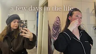 A FEW DAYS IN MY LIFE | being sick, skincare + guasha, uniqlo haul