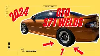 FITTING S71 WELDS RACING WHEELS, ON MY 2006 PONTIAC GTO!!