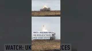 WATCH: Ukrainian forces fire missiles at Russia from HIMARS system