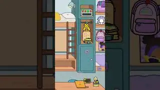 Toca Dorms Pt. 2 💜 Purple vs. Yellow 💛 Toca Life World #tocagirlz