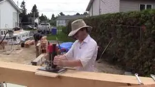 L'gosseux d'bois Ep 56 Construction de mon nouvel atelier partie 5 Les fermes