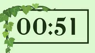 1 Minute Countdown Timer | Simple Ticking Sound