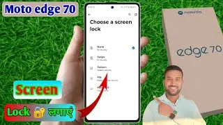 motorola edge 70 screen lock kaise lagaye, motorola edge 70 lock setting